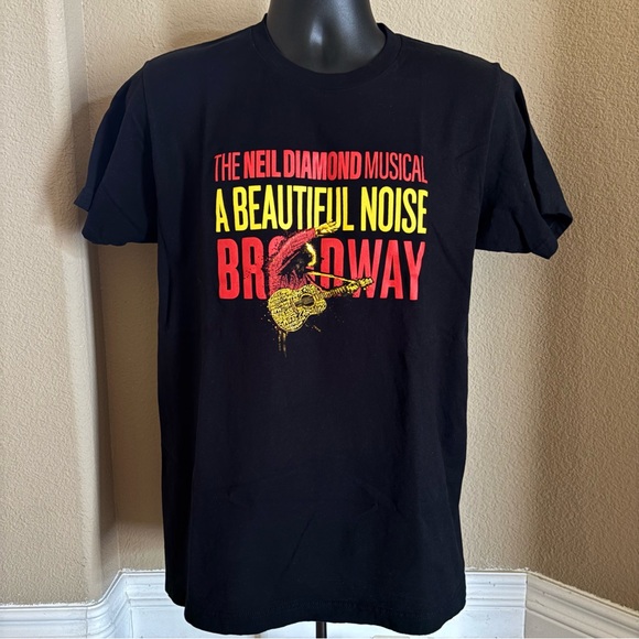 Unbranded Other - Pre-owned Neil Diamond Musical A Beautiful Noise Broadway T-Shirt - Adult Size M